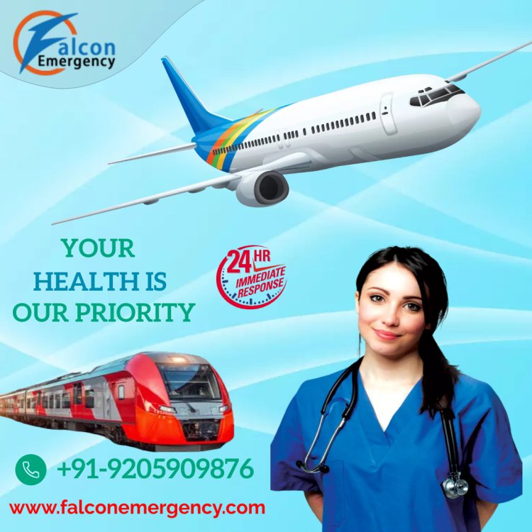 Falcon Train Ambulance in Chennai provide expert medical care at a low cost