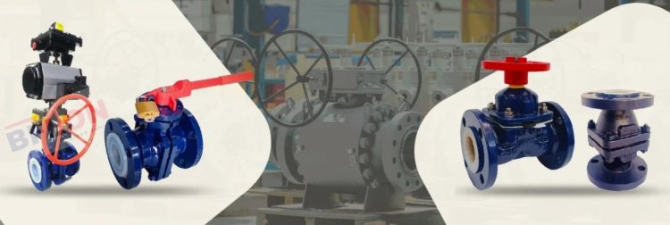 Gujarat-based manufacturer of lined butterfly valves, BFLON LINED VALVES