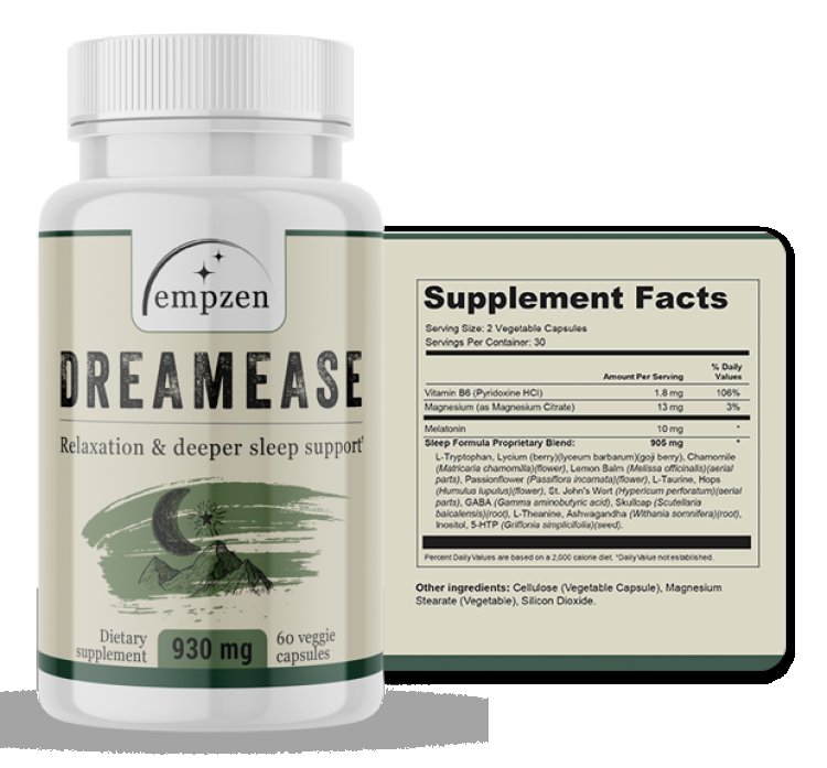 Dreamease (USER REVIEWS) Formula To Promote Deep Sleep And Relaxation