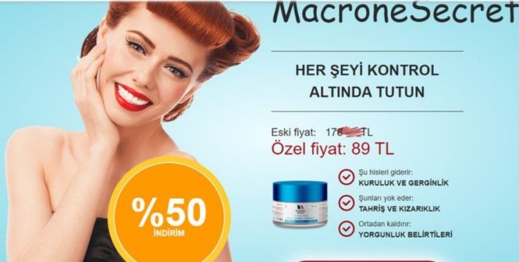 Macrone’s Secret: Kullanılması Gerekiyor mu? İncelemesi, Fiyatı? (Türkiye)