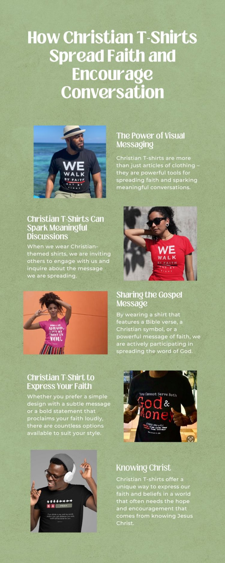 How Christian T-Shirts Spread Faith and Encourage Conversation