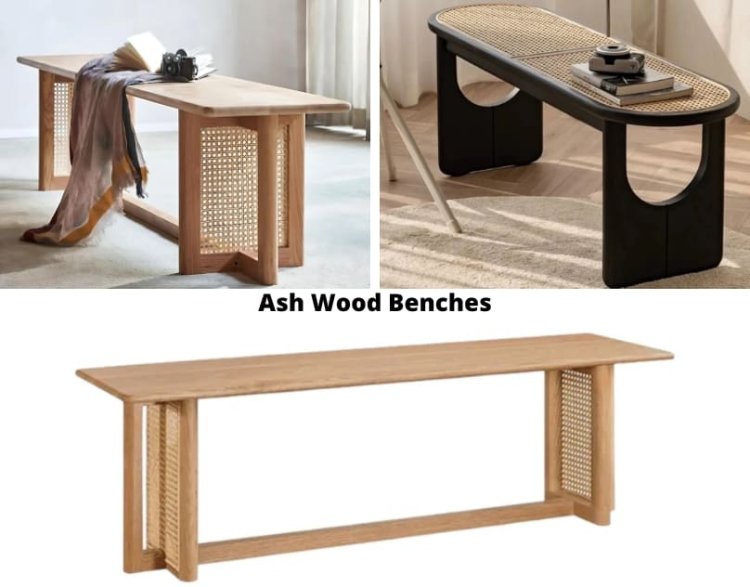 Stunning Ash Wood Bench Designs