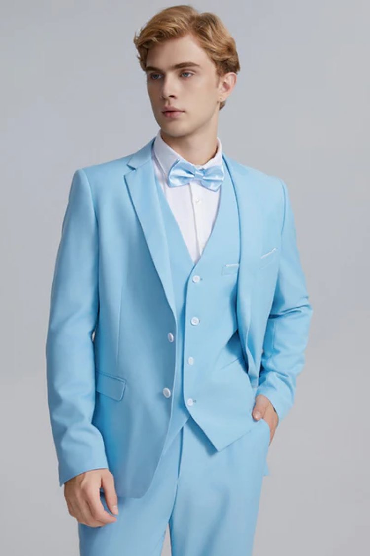 The Charm of the Light Blue Tuxedo and Suit