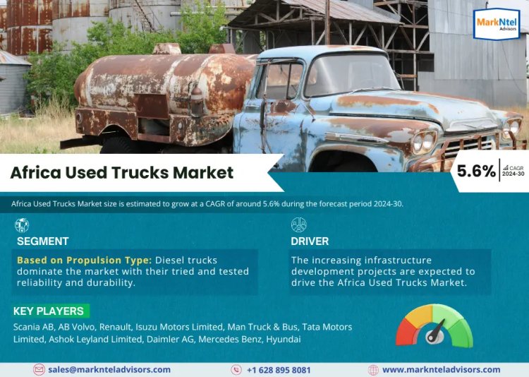 Africa Used Trucks Market Bifurcations, Drivers, Restraints, and Trends Forecast 2024-2030