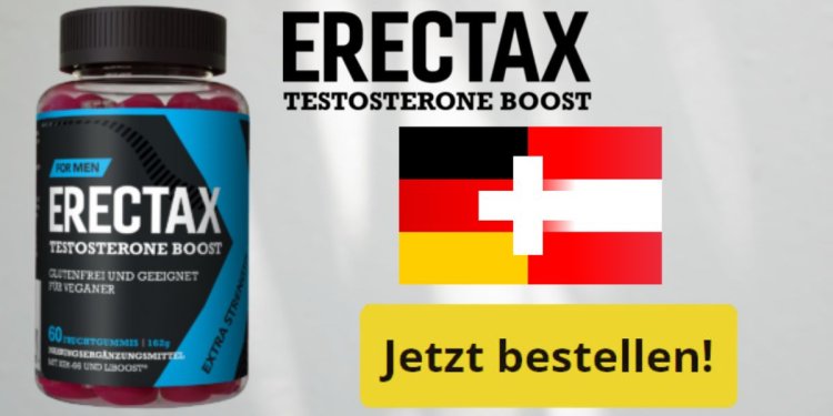 Erectax Testosterone Booster - Ihre Lösung für mehr Testosteron! Erleben Sie gesteigerte Energie, Ausdauer und Vitalität. Perfekt für Männer in Deutschland, Österreich und der Schweiz, die ihre körperliche und geistige Leistungsfähigkeit maximieren möchten.