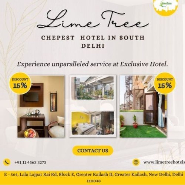 Hotel in South Delhi/Lime tree hotels