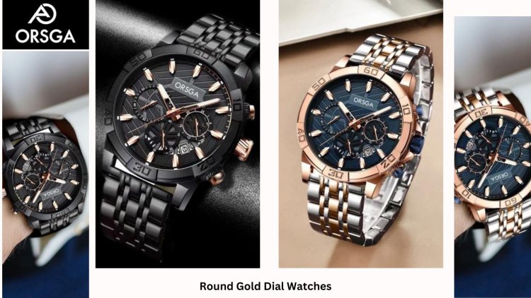 Timeless Round Gold Dial Watches for men of All Ages