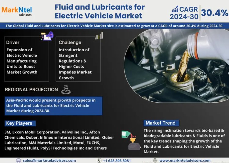 Fluid and Lubricants for Electric Vehicle Market Bifurcations, Drivers, Restraints, and Trends Forecast 2024-2030