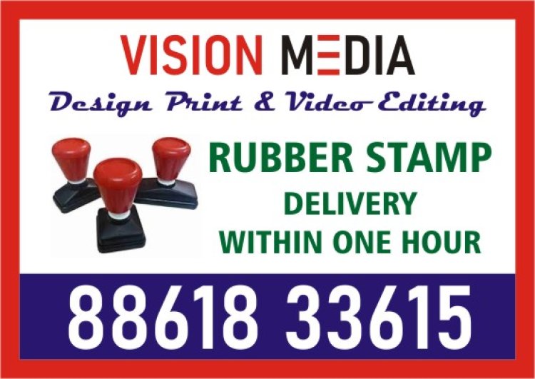 Specialized in Pre - Ink Rubber Stamp | Delivery within one hour | 1981