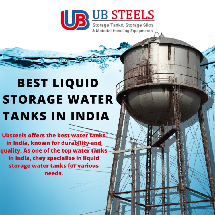 Best Liquid Storage Water Tanks in India