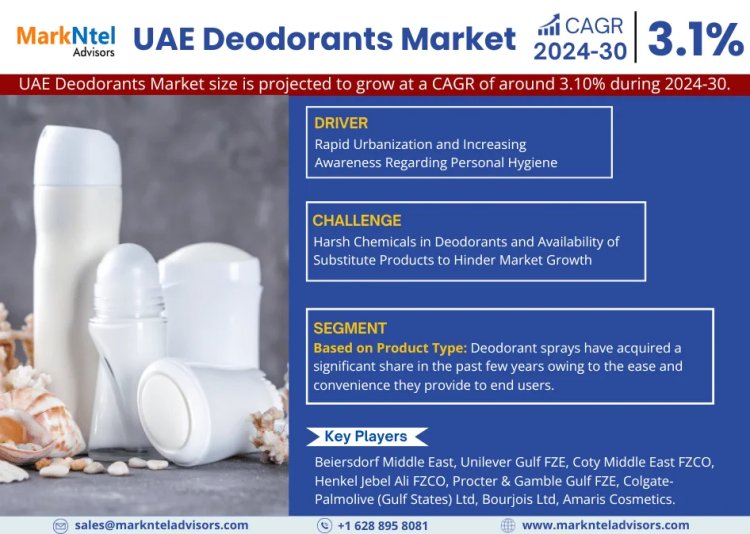 UAE Deodorants Market 2024: Industry Growth, Competitive Analysis, Future Prospects and Forecast 2030