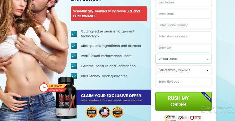 Alpha EnhanceX Male Enhancement Reviews, Working, Price & Buy In USA