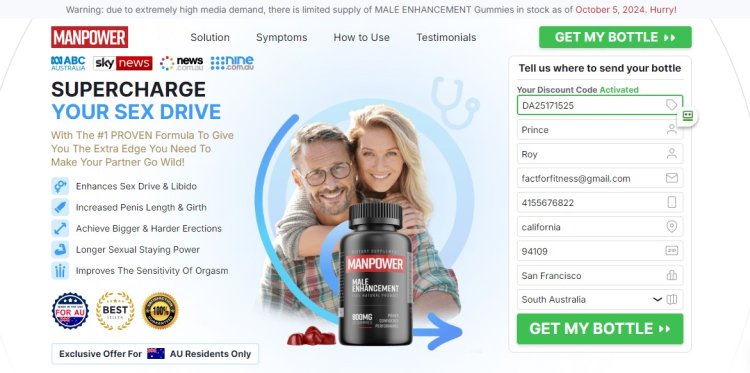 ManPower Male Enhancement Gummies Australia  Reviews (I've Tested) - Must Read!