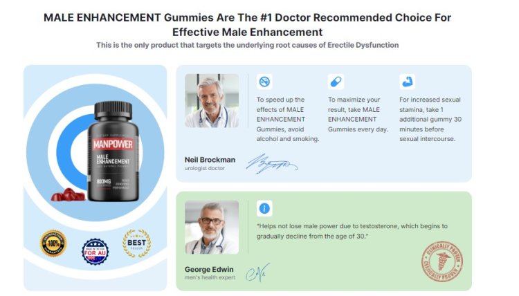 ManPower ME Gummies Australia :- Men's Health Myths: Do Male Enhancement Gummies Really Help?