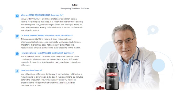 ManPower Male Enhancement Gummies Australia Reviews Shocking Side Effects Alert! 2024 Customer Where to Buy?