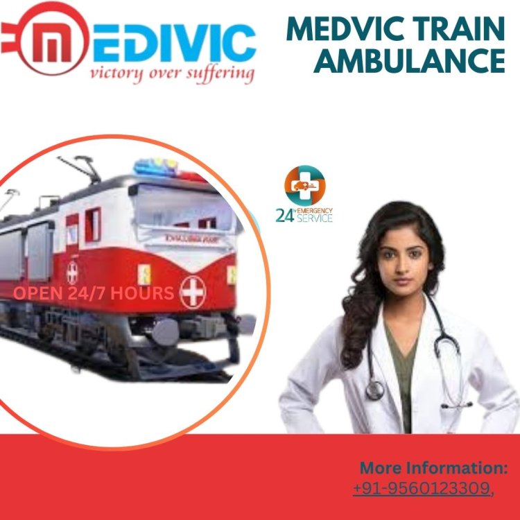 Medivic Train Ambulance in Guwahati offers excellent medical care at a low price