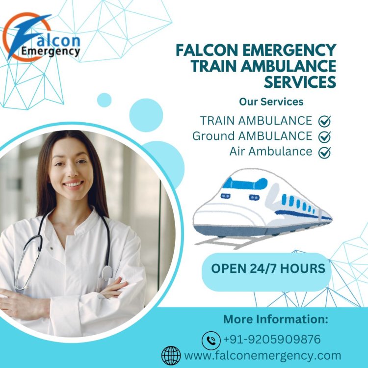 Falcon Train Ambulance in Bangalore Helps in Covering Long Distance without Any Difficulties