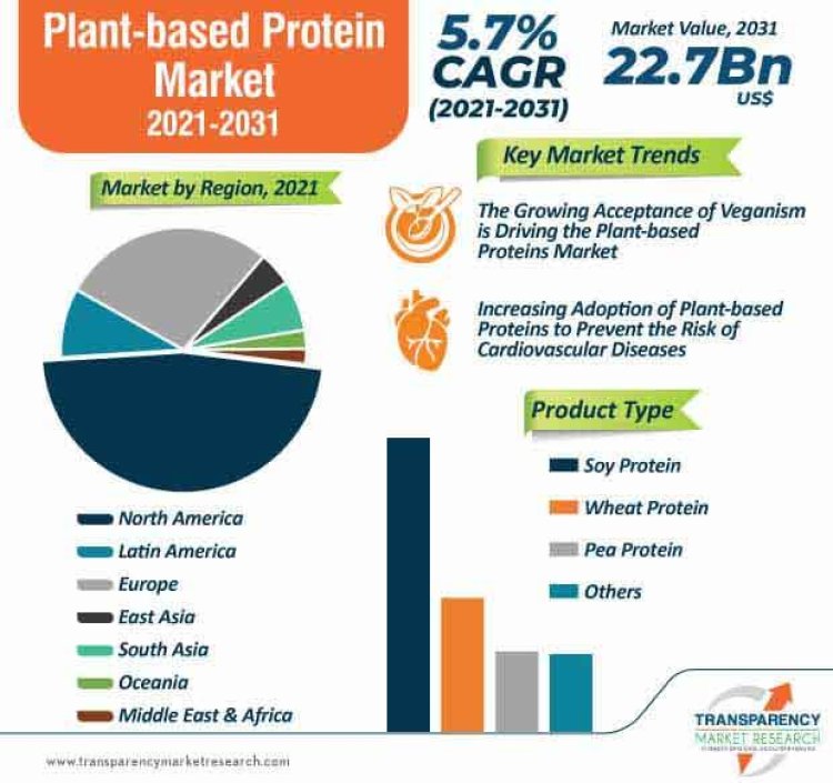 Global Plant-Based Protein Markett Size, In-Depth Assessment, CAGR, Demand, and Opportunity Analysis 2030 with Top Countries Data