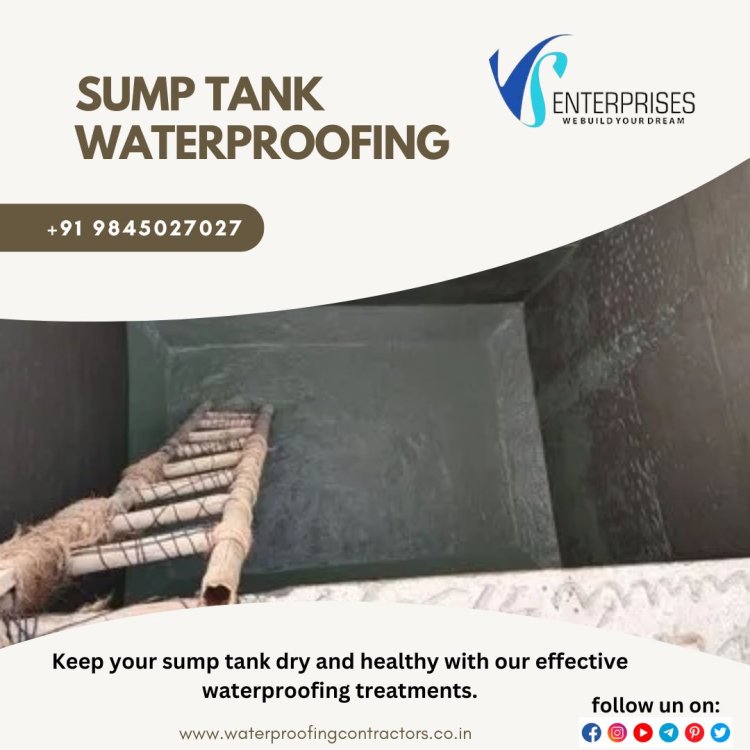 Sump Water tank waterproofing Contractors in Bangalore