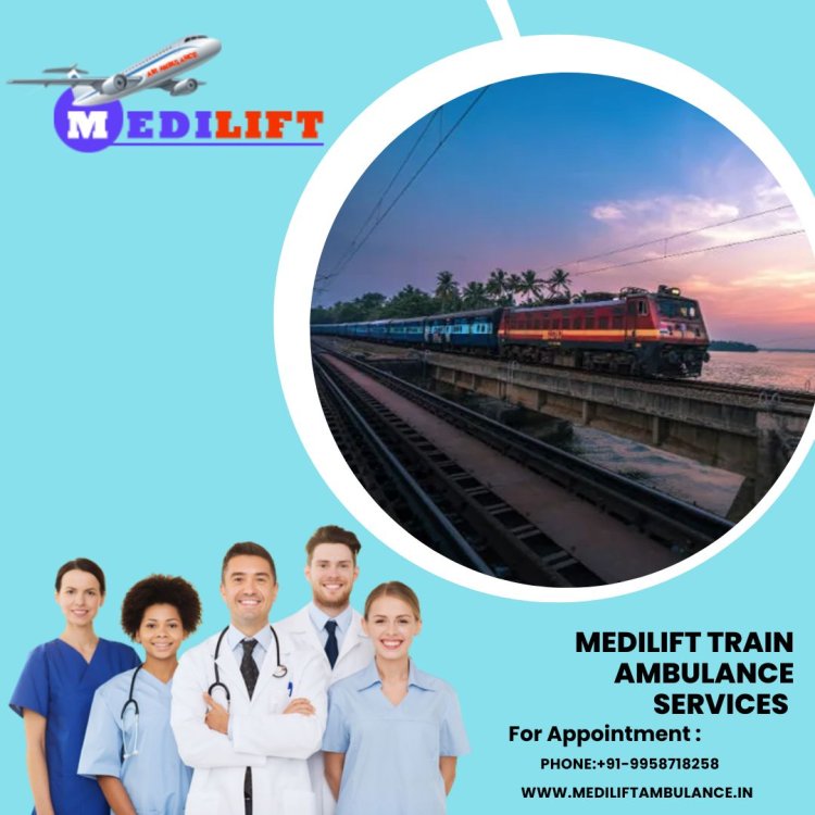 Travel with Continuous Treatment inside Medilift Train Ambulance in Varanasi