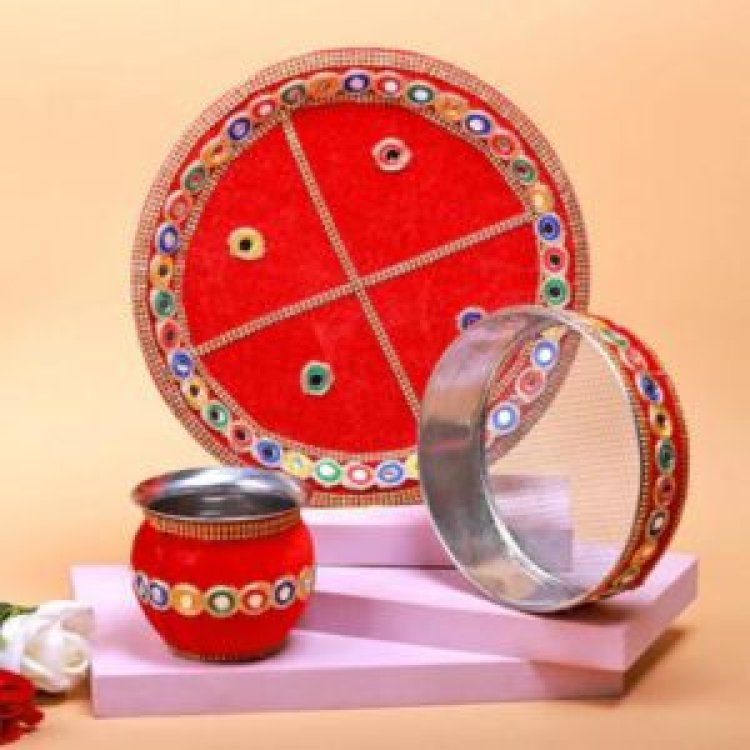 Celebrate Love: Buy Karwa Chauth Thali and Gifts Online