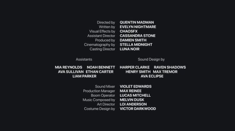 Introduction: The Power of Closing Credits