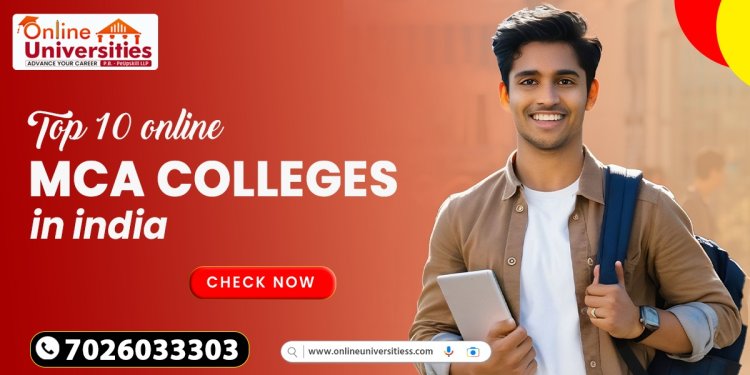 Top 10 online mca colleges in india