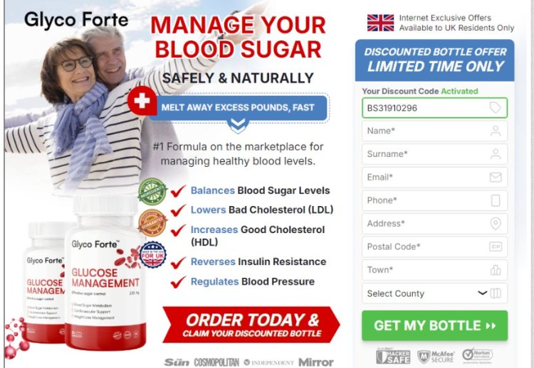 Glyco Forte UK -Control Blood Sugar and Approach to Healthy Lifestyle!