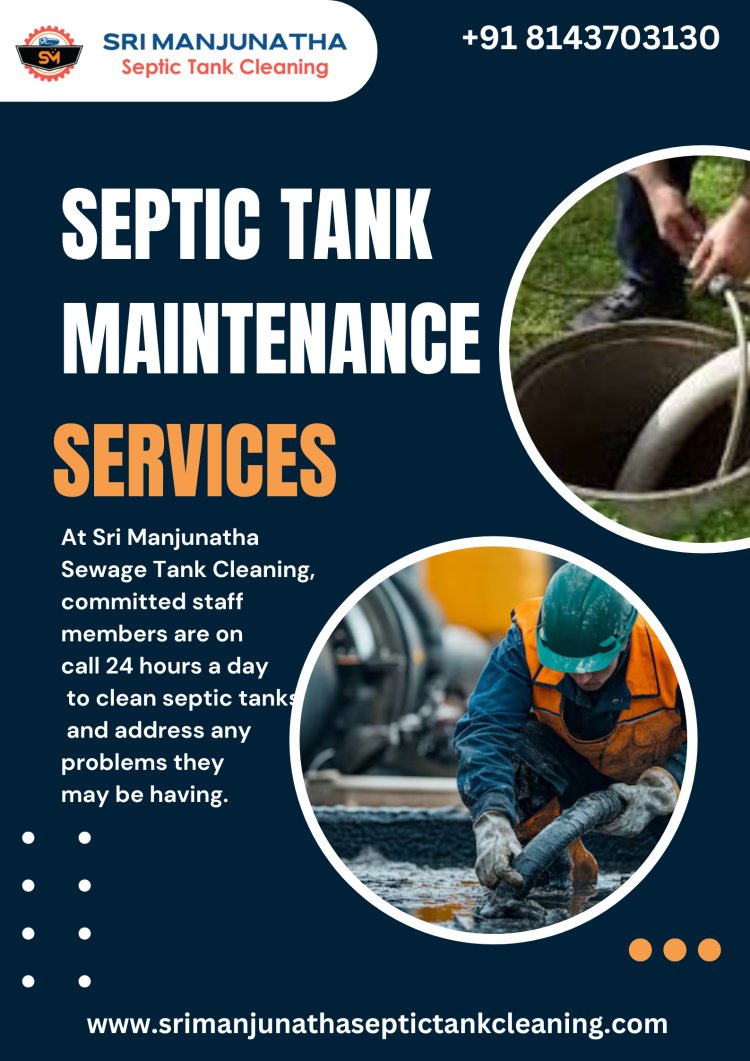 Septic tank maintenance services