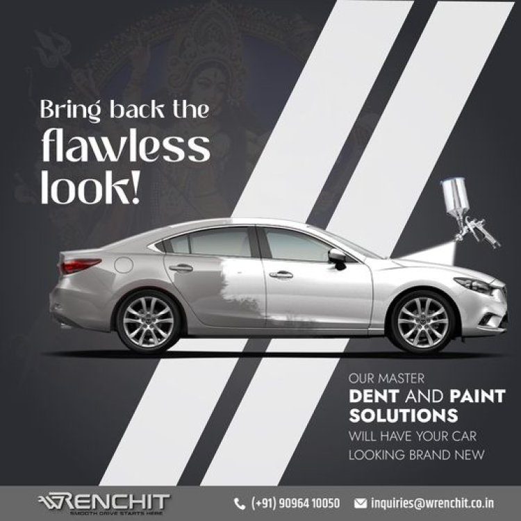 Revive Your Ride with Wrenchit: Best Dent and Paint Services in Pune