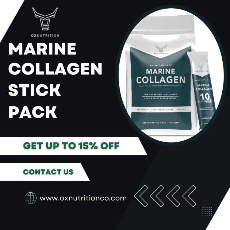 Marine Collagen Stick Packs for Skin & Joints