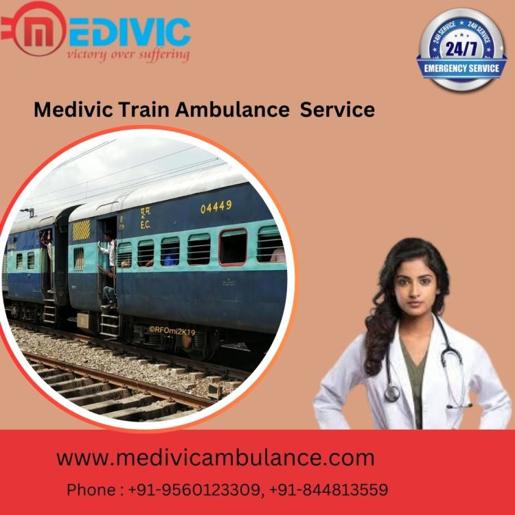 Medivic Train Ambulance in Guwahati runs with the right qualified staff to help