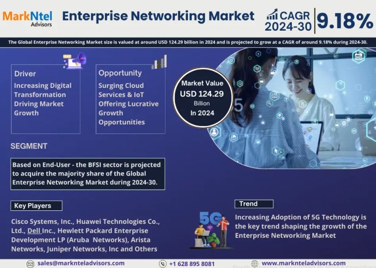 Enterprise Networking Market Insights: A Comprehensive Look at Size, Share, and Growth Factors for 2030