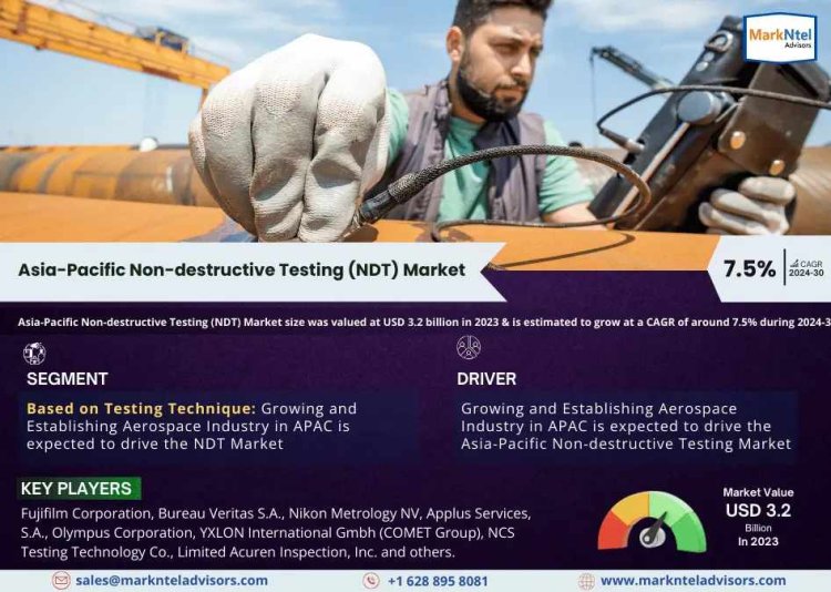 Asia-Pacific Non-destructive Testing Market Trends: Detailed Insights on Size, Share, and Growth Projections for 2030