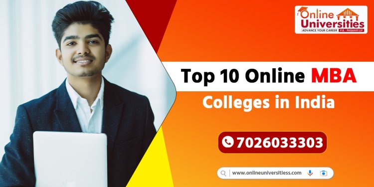 Top 10 Online MBA Colleges in India 