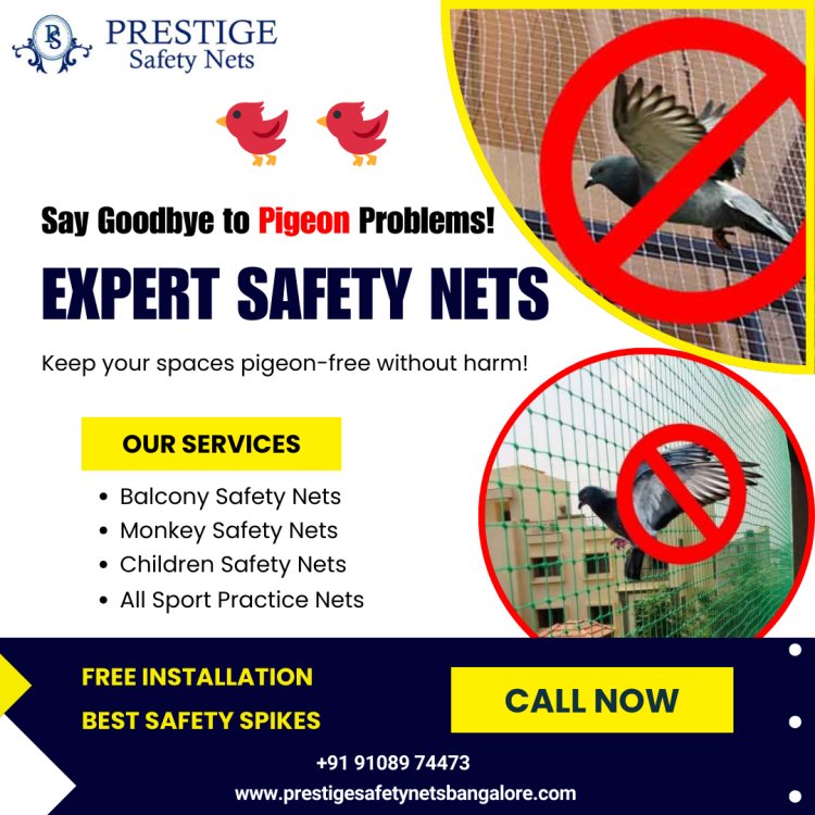 Pigeon Safety Nets Bangalore - Prestige Safety Nets