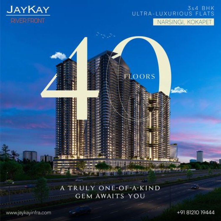 3 and 4BHK gated community apartments in Narsingi | JayKay Infra