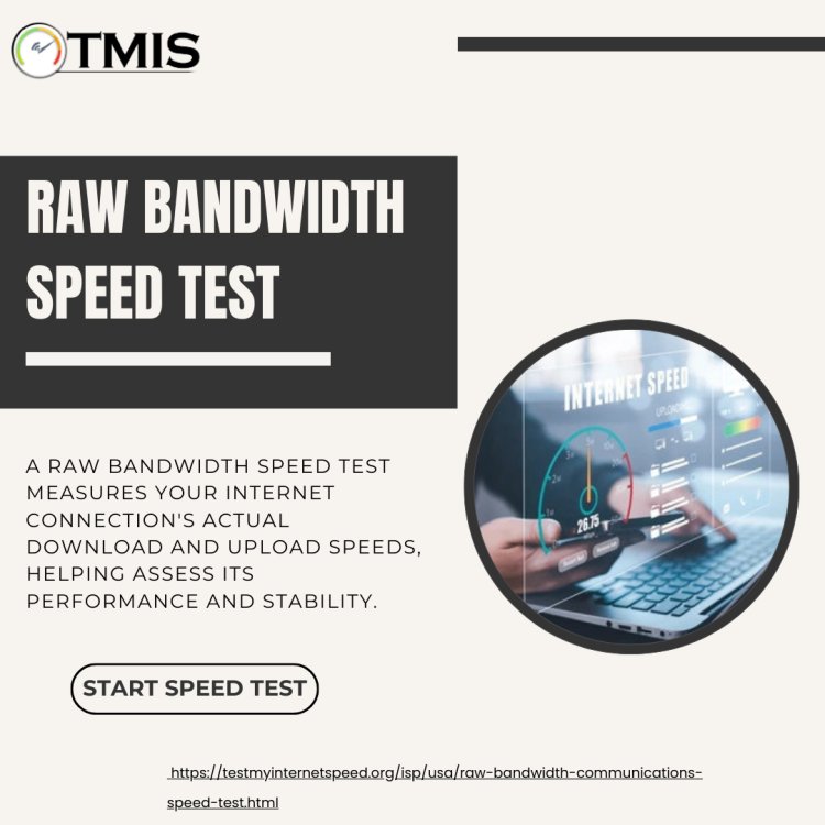 Tracking Raw Bandwidth speed test history to monitor network stability.