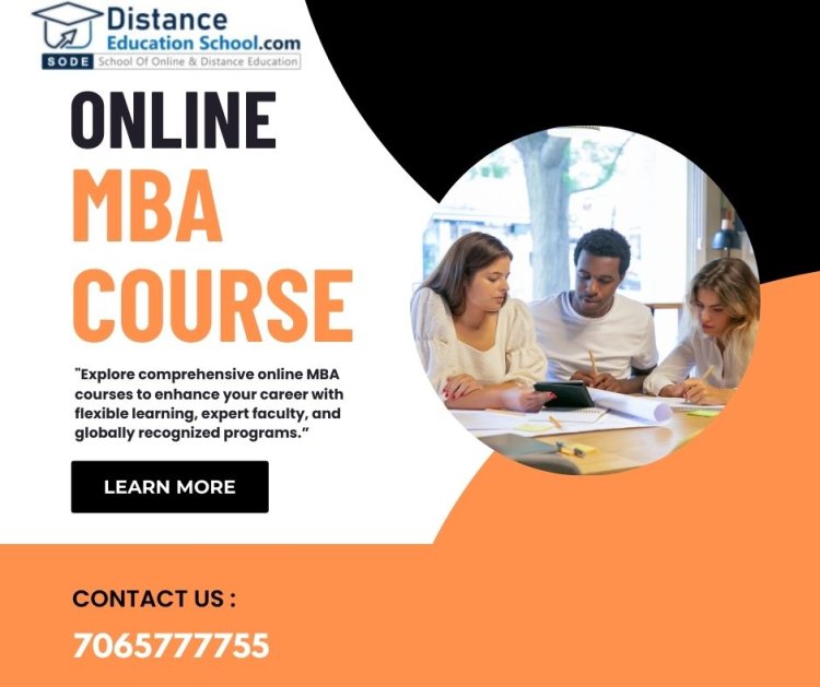 Online MBA Course from the Top 3 Universities in India: A Comprehensive Guide