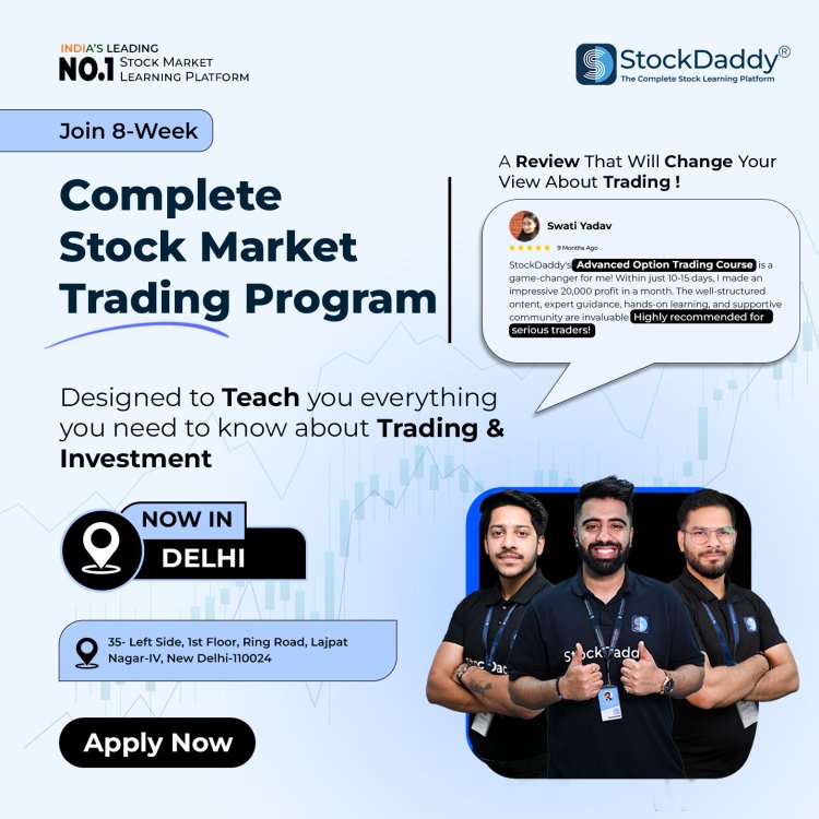 Join Best Stock Market Training Institute in Delhi