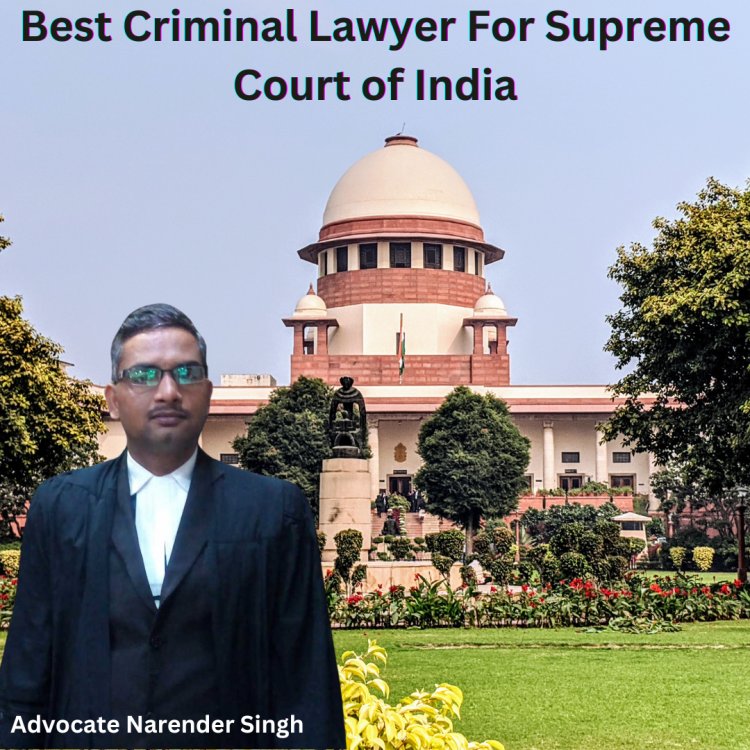 Advocate Narender Singh: A Leading Criminal Lawyer for Supreme Court of India