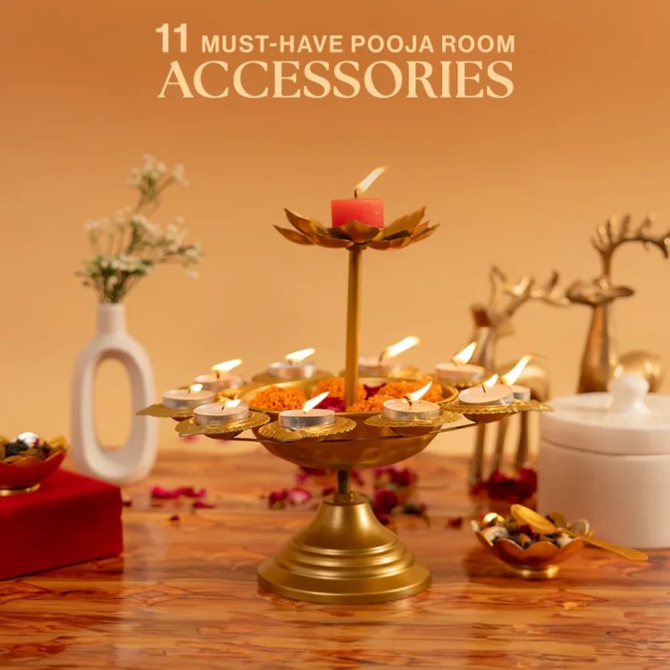 Essential Pooja Room Accessories to Decorate Your Home Temple