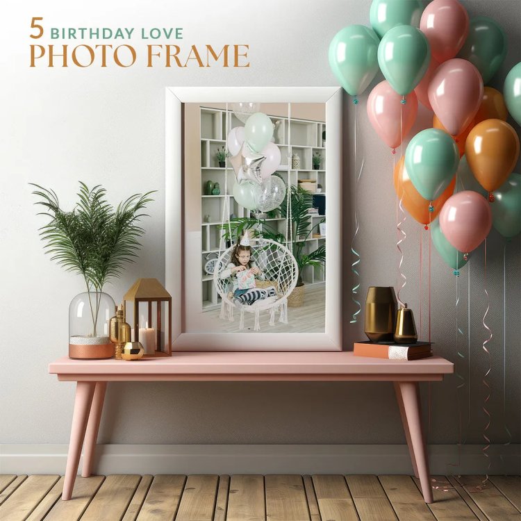 Charming Love Birthday Frame Ideas