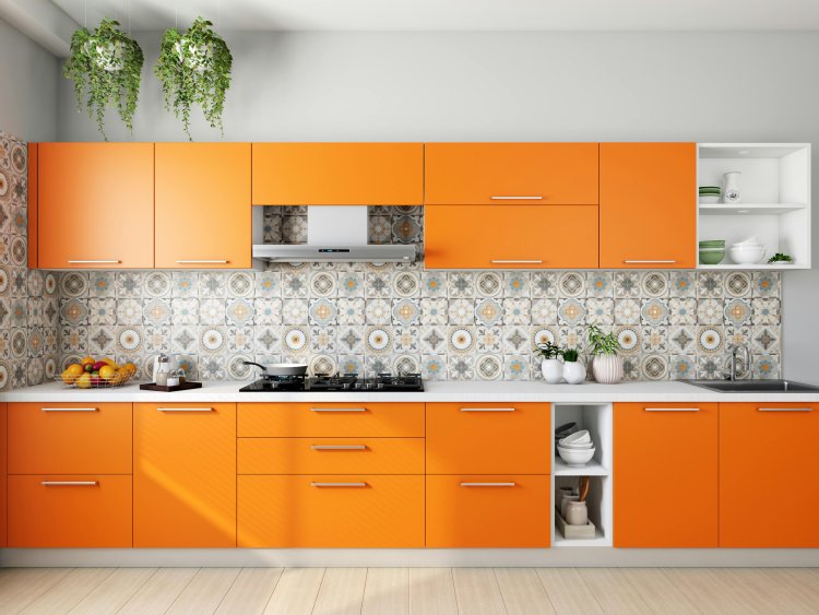 Can a splash of colour brighten up your kitchen?