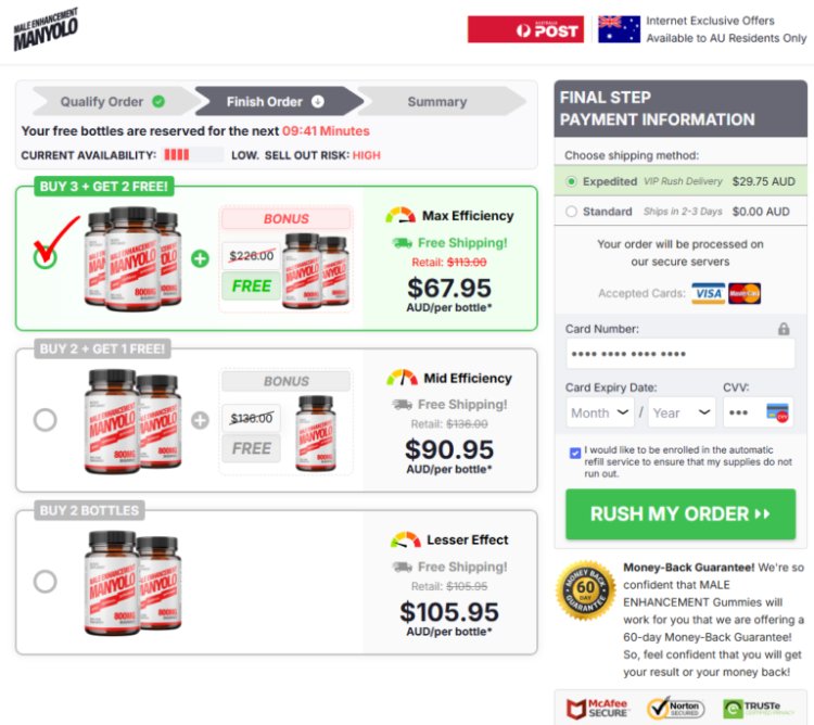 Manyolo Gummies Australia :  Ingredients & Side Effects