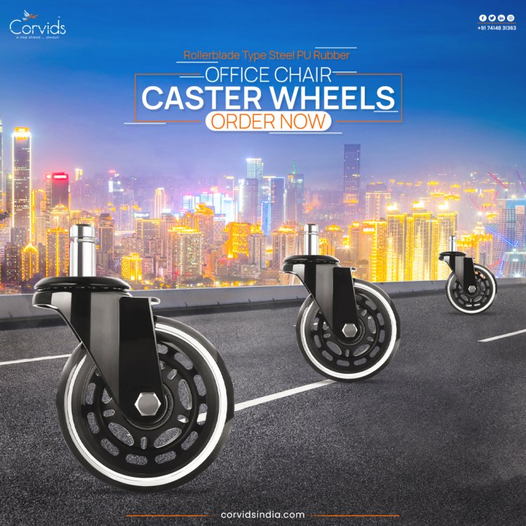 Caster Wheels: The Essential Tool for Easy Mobility by Corvids India