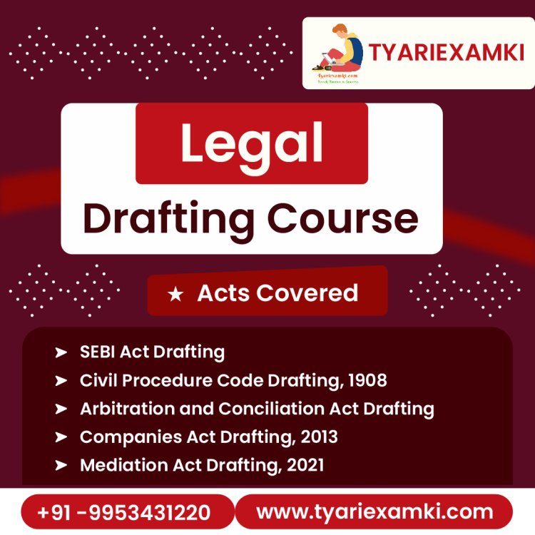 Online legal drafting course