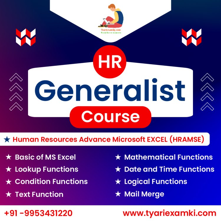 HR Generalist Course Online Training and certification