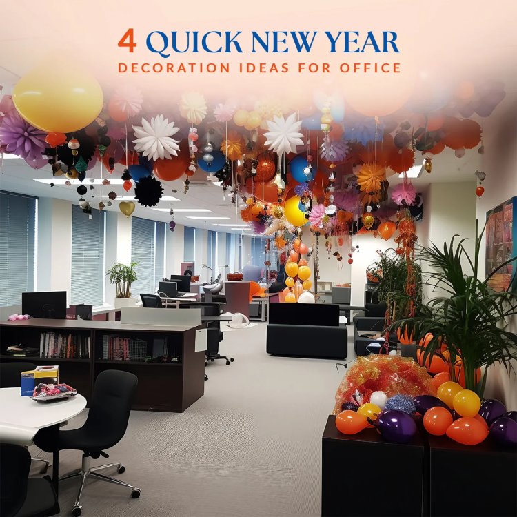 4 Simple and Fun New Year Office Decoration Ideas