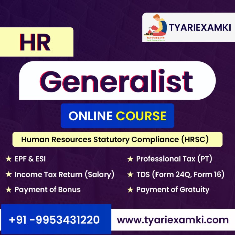 HR Generalist Online Training and Certificate Course